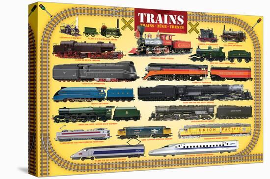 Trains for Kids-null-Stretched Canvas