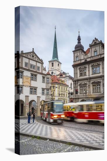 Tram in Mala Strana (Little Quarter), Prague, Czech Republic-Jon Arnold-Premier Image Canvas