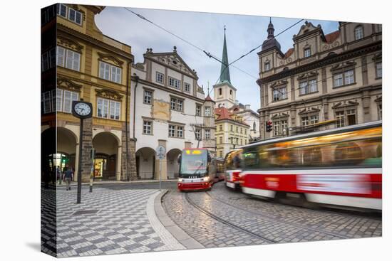 Tram in Mala Strana (Little Quarter), Prague, Czech Republic-Jon Arnold-Premier Image Canvas