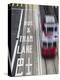 Tram Passing Along Des Voeux Road Central, Central, Hong Kong, China-Ian Trower-Premier Image Canvas