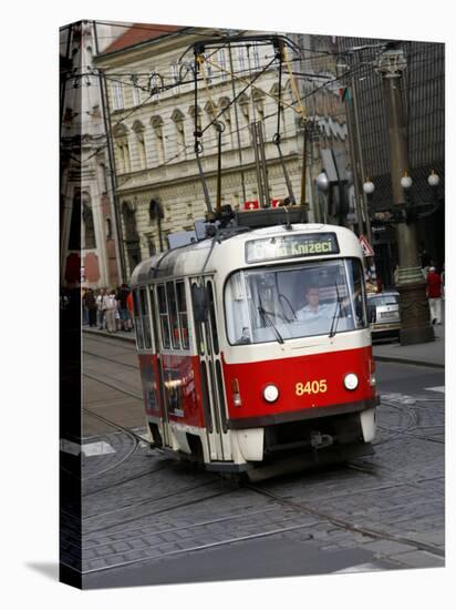 Tram, Prague, Czech Republic, Europe-Levy Yadid-Premier Image Canvas