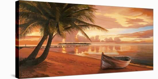 Tramonto ai tropici-Adriano Galasso-Stretched Canvas