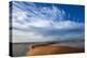 Tramore Strand and Town from the Dunes, Tramore, County Waterford, Ireland-null-Premier Image Canvas