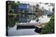 Tranquil Morning at the Venice Canal, Los Angeles-George Oze-Premier Image Canvas