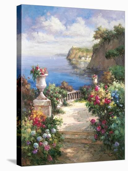 Tranquil Overlook-James Reed-Stretched Canvas