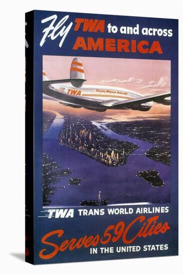 Trans-World Airlines 1950S-null-Premier Image Canvas