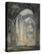 Transept of Tintern Abbey, Monmouthshire, C.1794 (W/C over Graphite with Pen & Black Ink on Paper)-Joseph Mallord William Turner-Premier Image Canvas