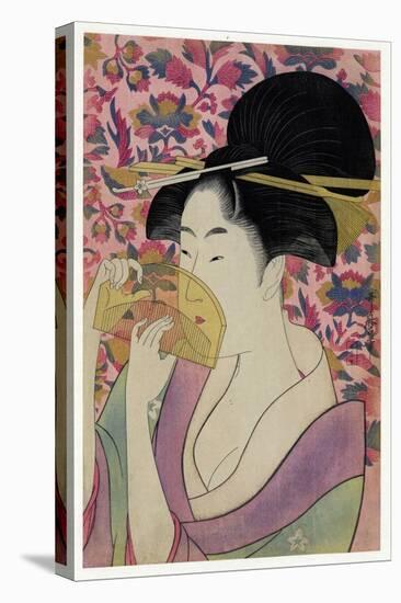 Transparent Comb Par Utamaro, Kitagawa (1753-1806), 1780S - Colour Woodcut - Private Collection-Kitagawa Utamaro-Premier Image Canvas