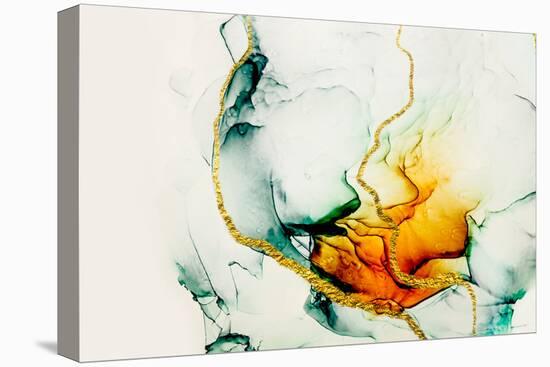 Transparent Creativity. Abstract Artwork. Trendy Wallpaper. Ink Colors are Amazingly Bright, Lumino-CARACOLLA-Premier Image Canvas