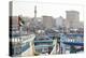 Transport Boats Lined Up at Dubai Creek, Dubai, United Arab Emirates, Middle East-Mark Mawson-Premier Image Canvas