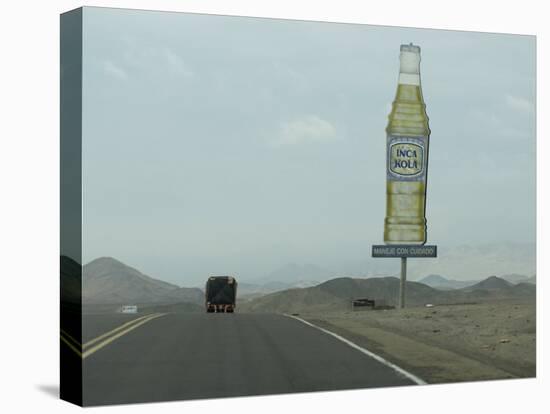 Transport Truck on the Pan American Highway in Northern Peru, South America-Aaron McCoy-Premier Image Canvas