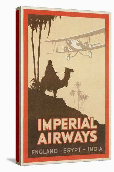 Travdel Poster for Imperial Airways-null-Stretched Canvas