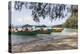 Travel Boats Moored on Bamboo Island, Sihanoukville, Cambodia, Indochina, Southeast Asia, Asia-Charlie Harding-Premier Image Canvas