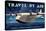 Travel By Air, Imperial Airways Empire Flying Boat-Michael Crampton-Stretched Canvas