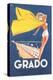 Travel Poster for Grado-null-Stretched Canvas