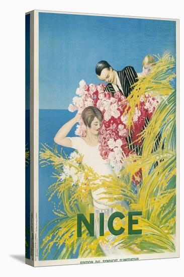 Travel Poster for Nice, France-null-Stretched Canvas