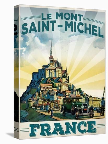 Travel Poster - France-The Saturday Evening Post-Premier Image Canvas