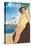 Travel Poster of Mexican Beach-null-Stretched Canvas