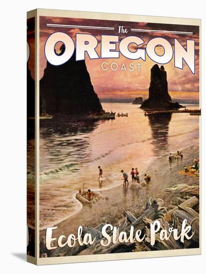 Travel Poster - Oregon-The Saturday Evening Post-Premier Image Canvas