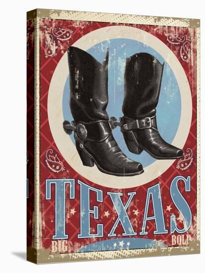Travel Poster - Texas-The Saturday Evening Post-Premier Image Canvas
