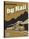 Travel Train-Anderson Design Group-Stretched Canvas