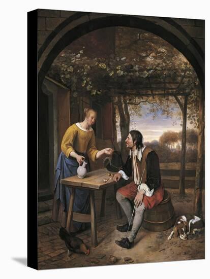 Traveler's Rest-Jan Havicksz. Steen-Premier Image Canvas