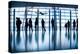 Travelers Silhouettes at Airport,Beijing-06photo-Premier Image Canvas