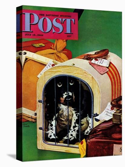 "Traveling Butch," Saturday Evening Post Cover, July 15, 1944-Albert Staehle-Premier Image Canvas