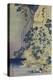 Travellers Climbing Up a Steep Hill to Pay Homage to a Kannon Shrine in a Cave by the Waterfall-Katsushika Hokusai-Premier Image Canvas