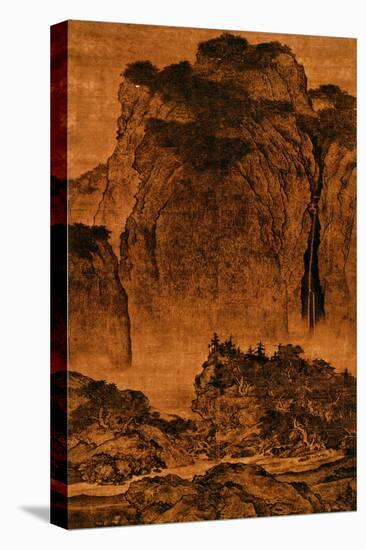 Travelling Among Streams and Mountains, Hanging Scroll, Ink on Silk, c. 1000, China-Ku'an Fan-Premier Image Canvas