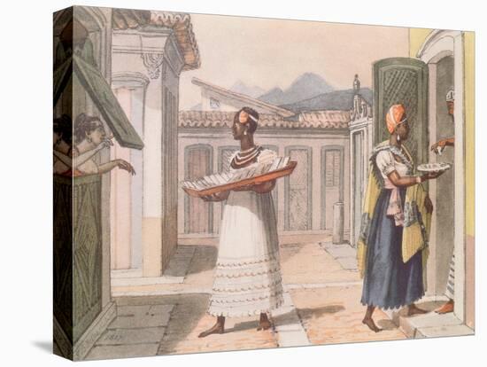 Travelling Saleswomen in Rio De Janeiro in 1827-Jean Baptiste Debret-Premier Image Canvas