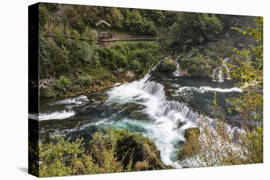 ?trba?ki Buk, Una NP. ?trba?ki Buk Waterfalls Una River, Borders Bosnia, Herzegovina & Croatia-Karine Aigner-Premier Image Canvas