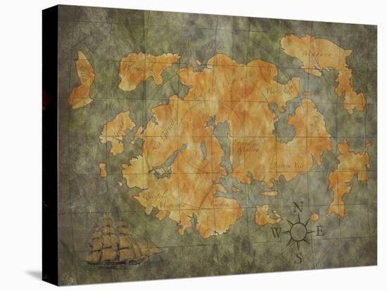 Treasure Map-jgroup-Stretched Canvas