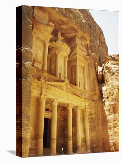 Treasury at Dusk, Petra, UNESCO World Heritage Site, Jordan, Middle East-Ken Gillham-Premier Image Canvas