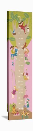 Tree House Growth Chart-Catrina Genovese-Art Print
