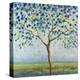 Tree in Blue-Libby Smart-Stretched Canvas