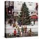 "Tree in Town Square," December 4, 1948-Stevan Dohanos-Premier Image Canvas