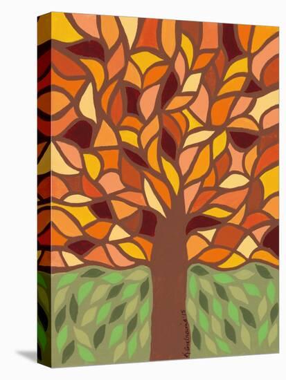 Tree of Life - Orange-Kerri Ambrosino-Premier Image Canvas