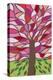 Tree of Life - Pink-Kerri Ambrosino-Premier Image Canvas