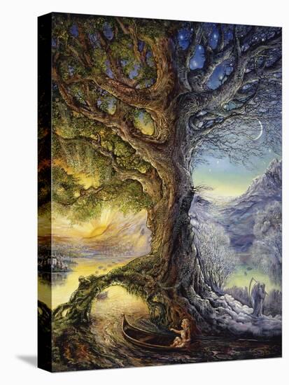 Tree Of Time River Of Life-Josephine Wall-Premier Image Canvas