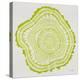 Tree Rings in Lime-Cat Coquillette-Premier Image Canvas