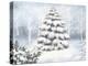 Tree, Snowflakes, Berries and Twigs-MAKIKO-Premier Image Canvas