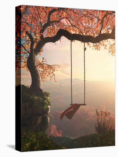 Tree Swing-Cynthia Decker-Stretched Canvas