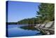 Trees at small lake in Muskoka, Ontario, Canada-null-Premier Image Canvas