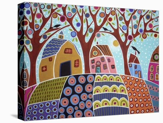 Trees Houses Barn & Birds-Karla Gerard-Premier Image Canvas