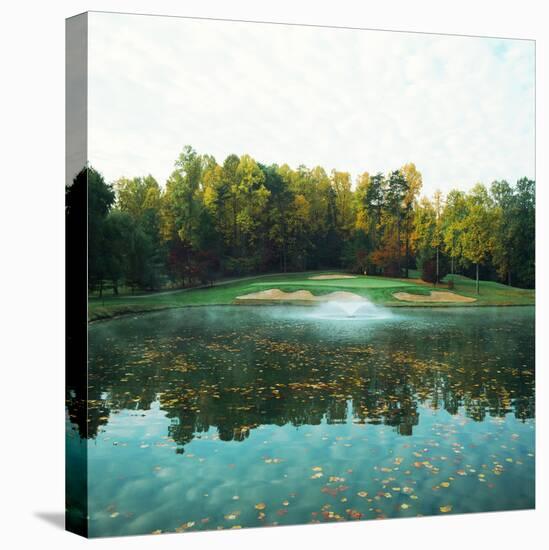 Trees in a Golf Course, Congressional Country Club, 11th Gold Nine, Potomac, Maryland, USA-null-Premier Image Canvas