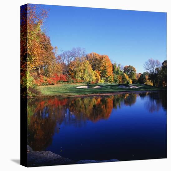 Trees in a Golf Course, Patterson Club, Fairfield, Connecticut, USA-null-Premier Image Canvas