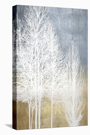 Trees on Gold Panel I-Kate Bennett-Stretched Canvas