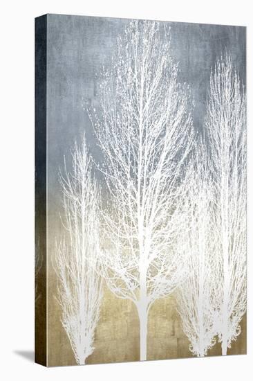 Trees on Gold Panel II-Kate Bennett-Stretched Canvas
