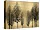 Trees on Gold-Kate Bennett-Stretched Canvas